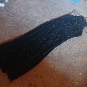 Laurance Kagan Elegant Black Evening Dress Bearly Used